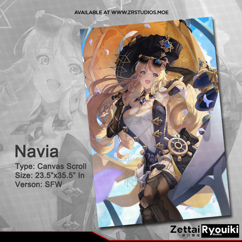 Navia Canvas Scroll