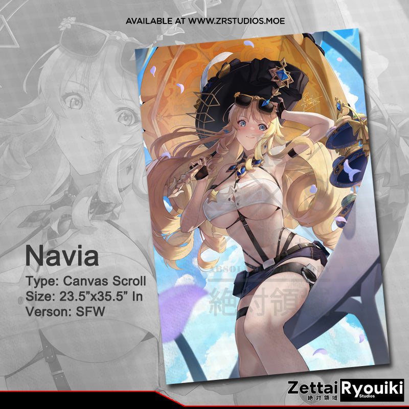 Navia Canvas Scroll