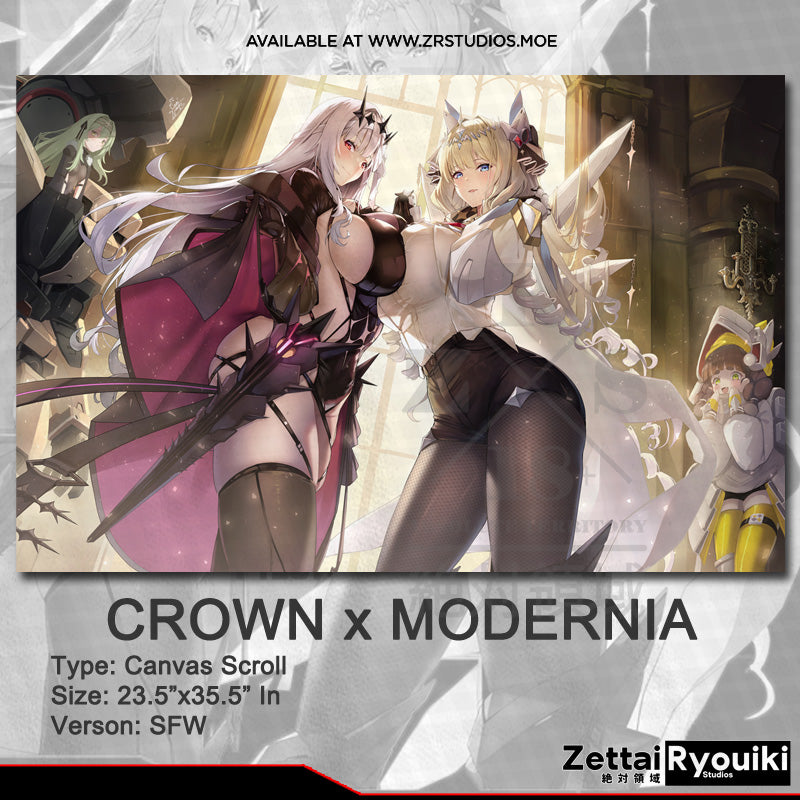 Crown x Modernia Canvas Scroll