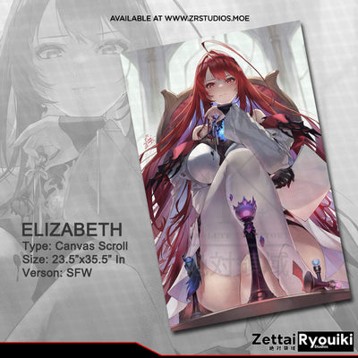 ELIZABETH Canvas Scroll