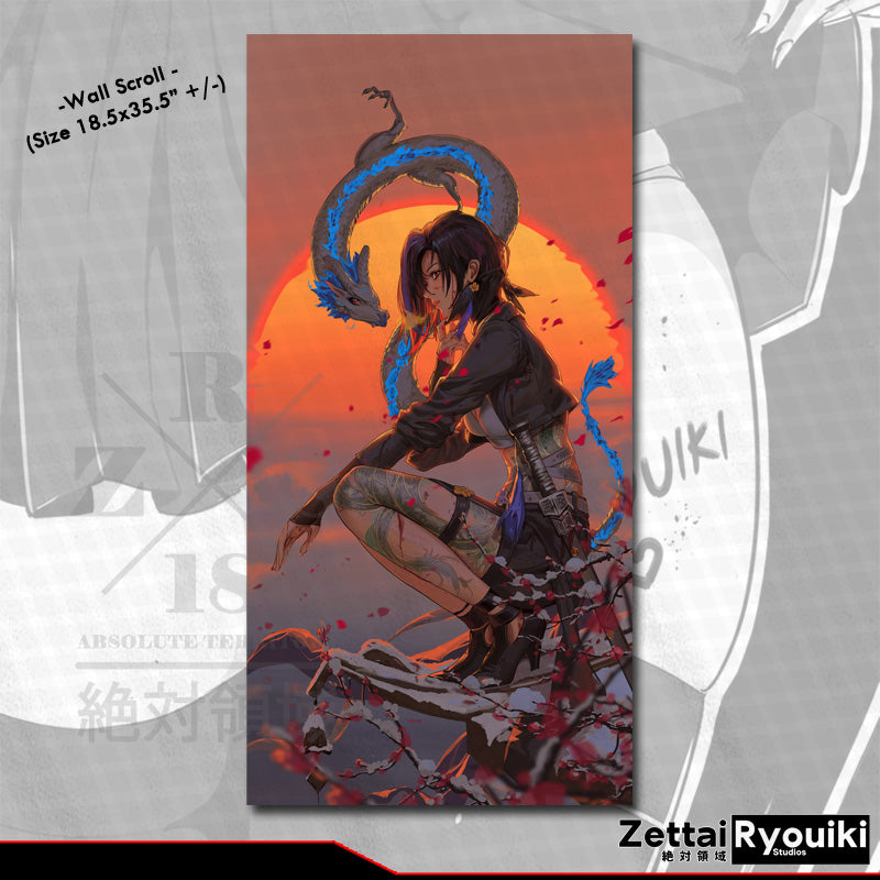 Yi Ver.3 Original Character Canvas Scroll