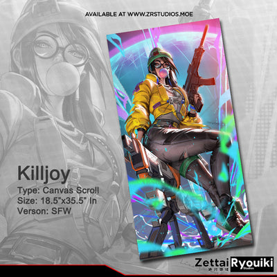 Killjoy Canvas Scroll