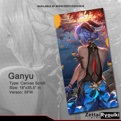 Ganyu Ver.2 Canvas Scroll