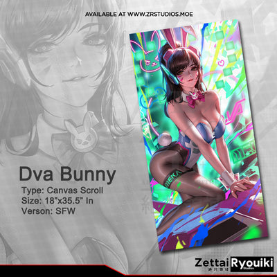 Dva Bunny Ver.2 Canvas Scroll