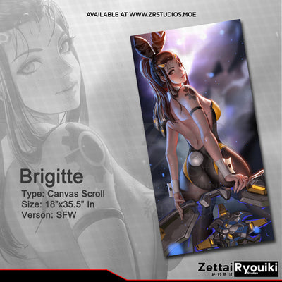 Brigitte Bunny Canvas Scroll