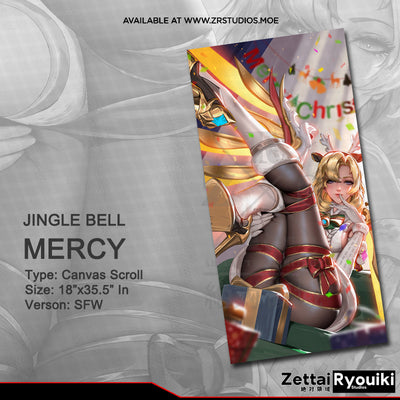 Jingle Bell Mercy Canvas Scroll