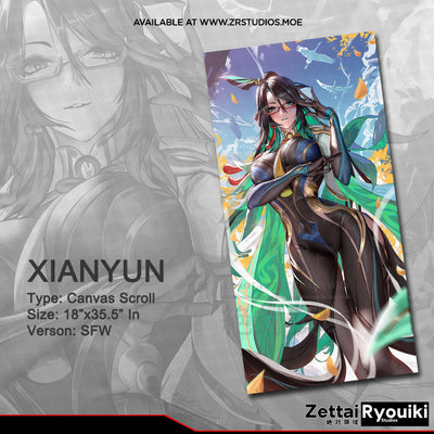 Xianyun Canvas Scroll