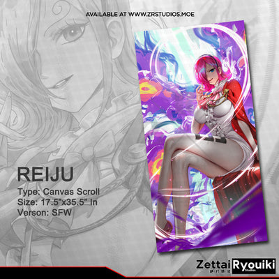 Reiju Canvas Scroll