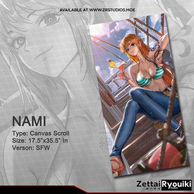 Nami Ver.2 Canvas Scroll