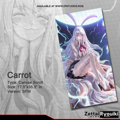 Carrot Canvas Scroll