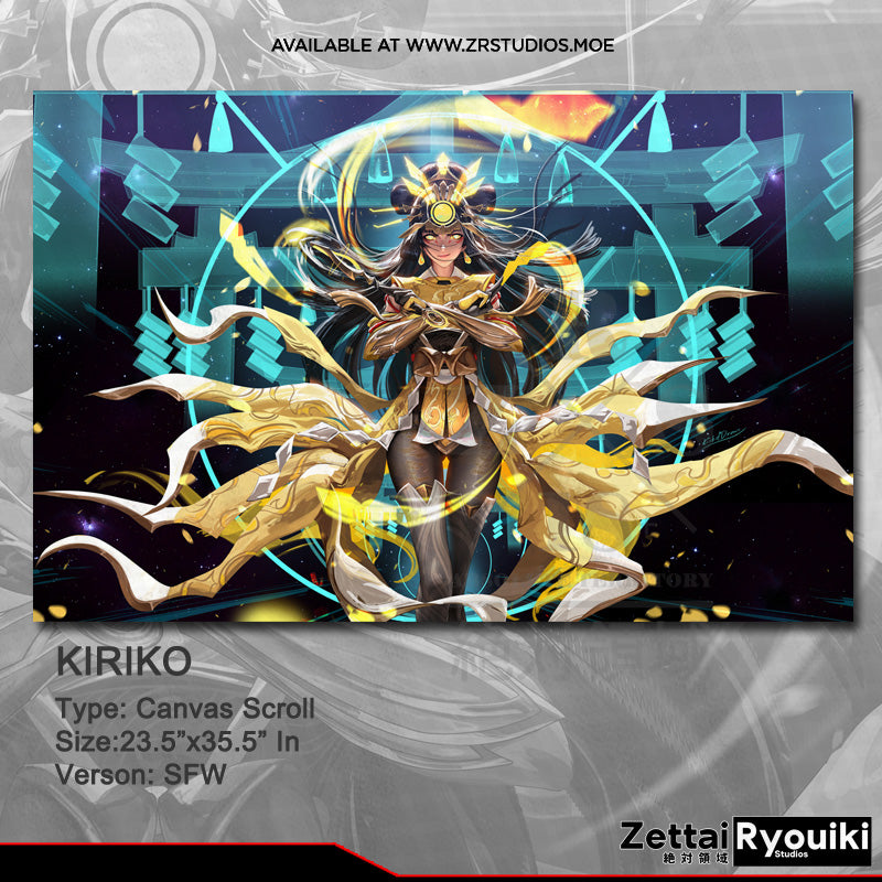 Kiriko Ver.5 Canvas Scroll