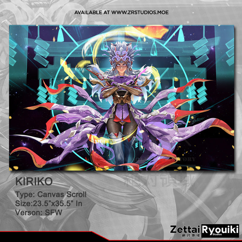 Kiriko Ver.5 Canvas Scroll