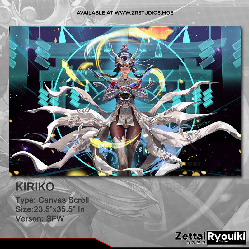 Kiriko Ver.5 Canvas Scroll