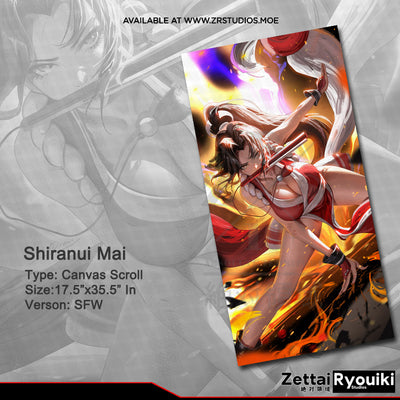 Mai Shiranui Canvas Scroll Ver.2