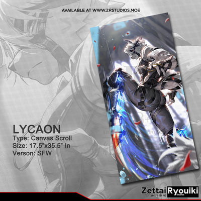 Lycaon Canvas Scroll