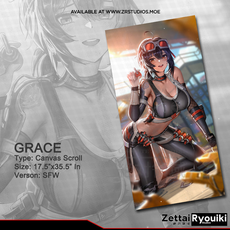 Grace Canvas Scroll