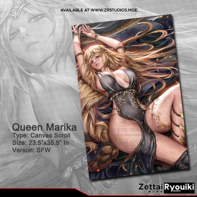 Queen Marika Canvas Scroll