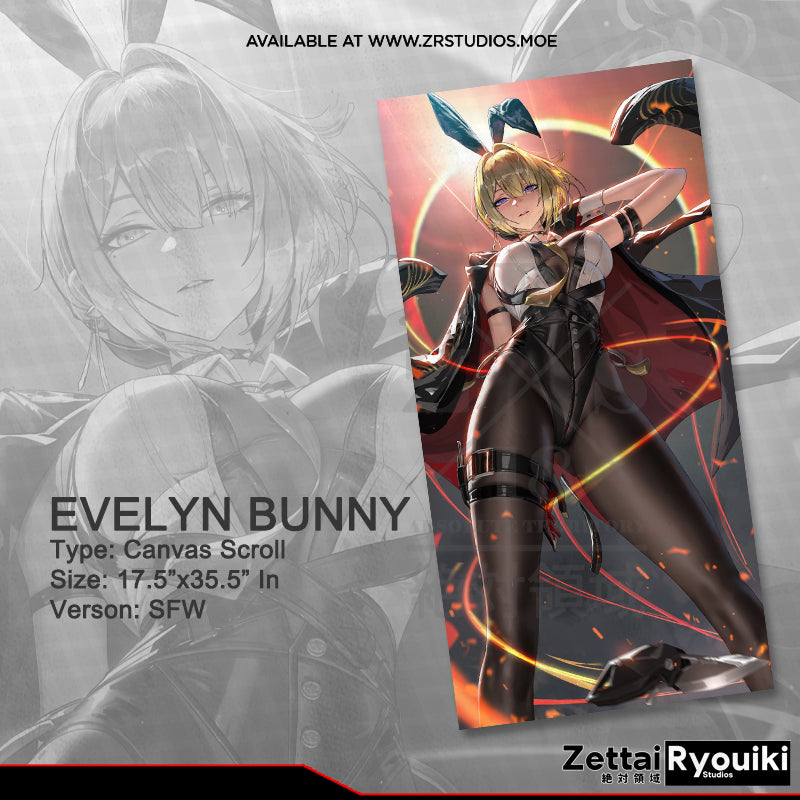 Evelyn Canvas Scroll