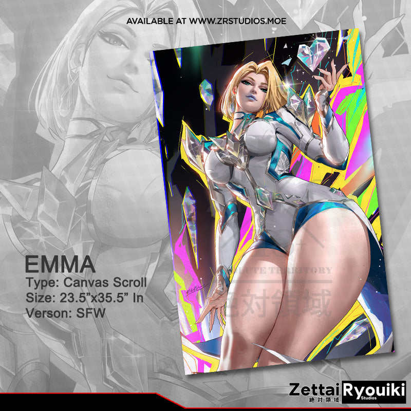 Emma Canvas Scroll