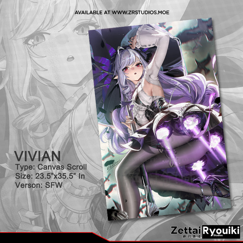 Vivian Canvas Scroll