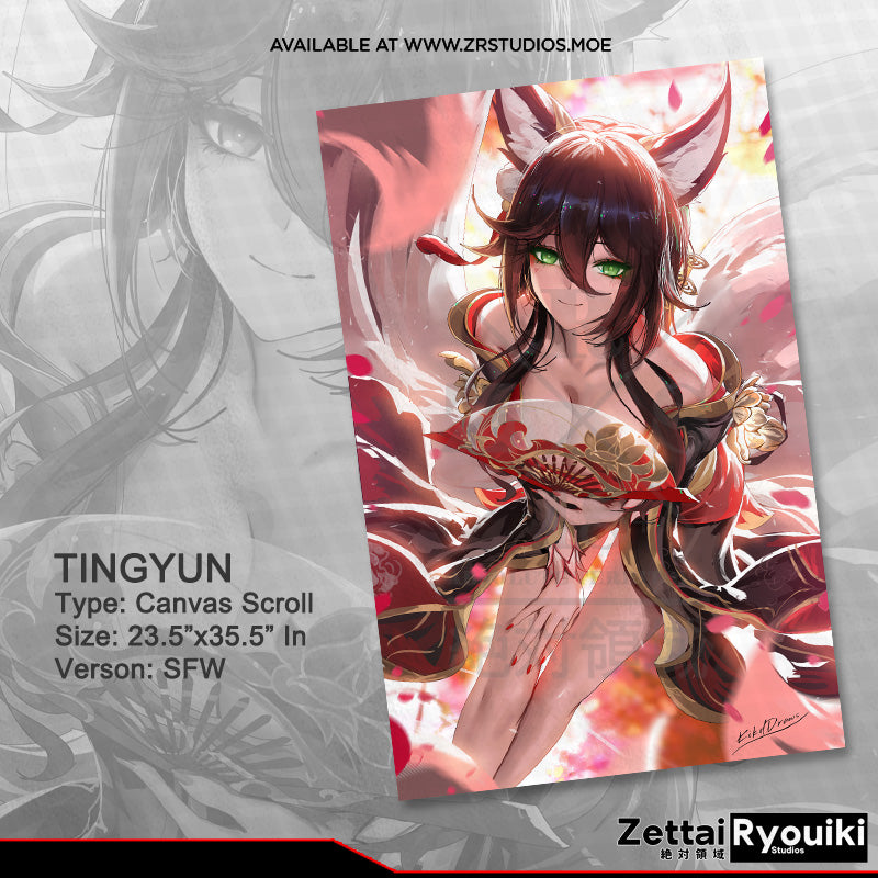 Tingyun Canvas Scroll
