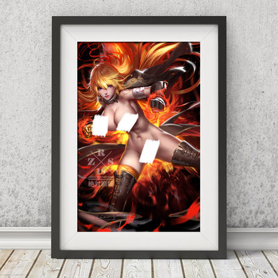 Yang Canvas Scroll