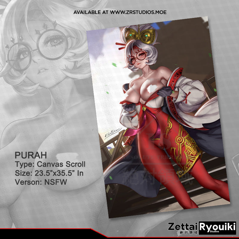 Purah Canvas Scroll