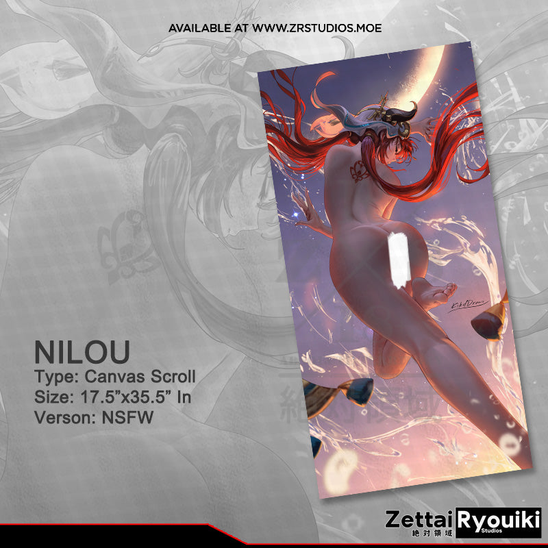 Nilou Canvas Scroll