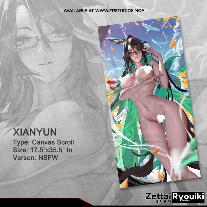 Xianyun Canvas Scroll