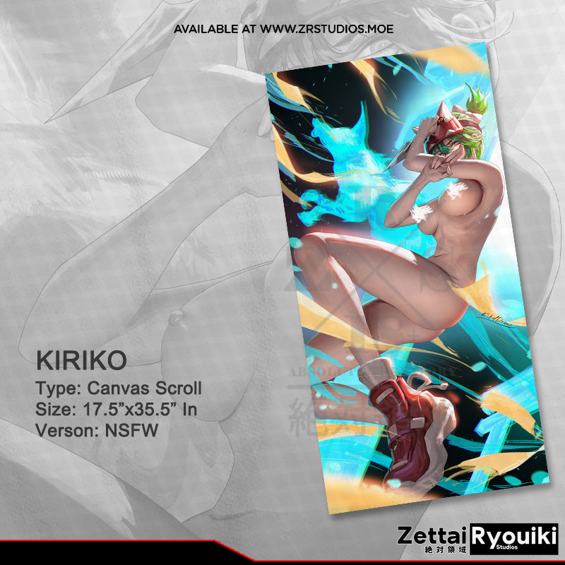 Kiriko Ver.4 Canvas Scroll