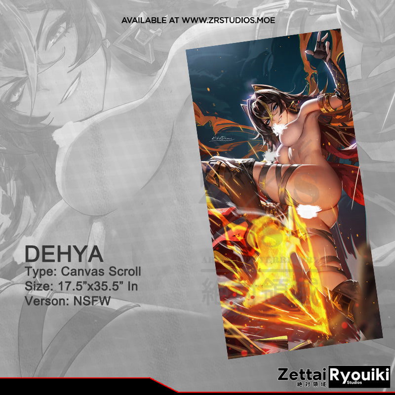 Dehya Canvas Scroll