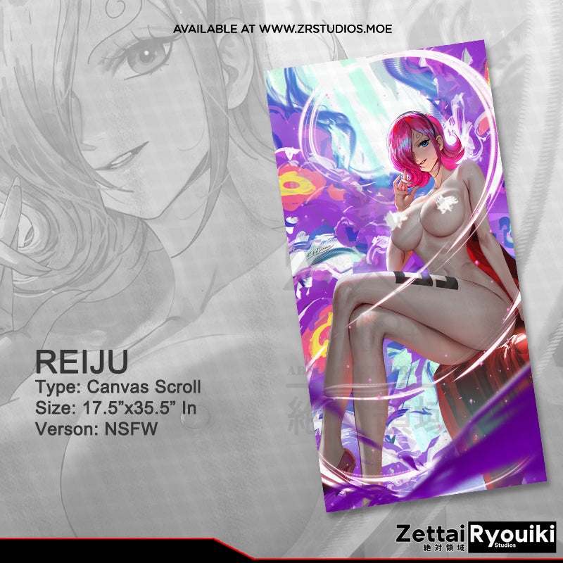 Reiju Canvas Scroll