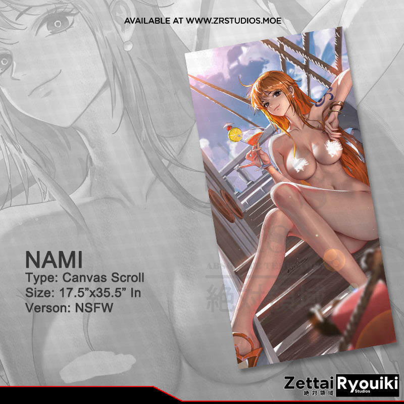 Nami Ver.2 Canvas Scroll