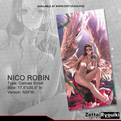 Nico Robin Canvas Scroll