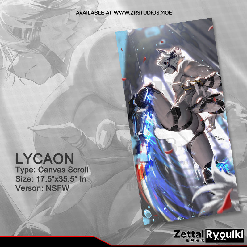 Lycaon Canvas Scroll