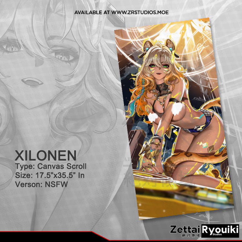 Xilonen Canvas Scroll