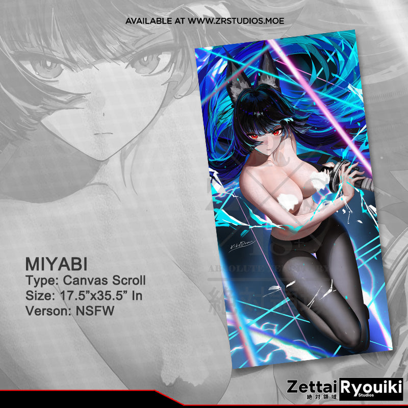 Miyabi Ver.2 Canvas Scroll