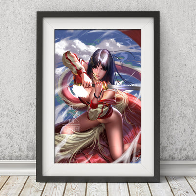 Mulan Canvas Scroll