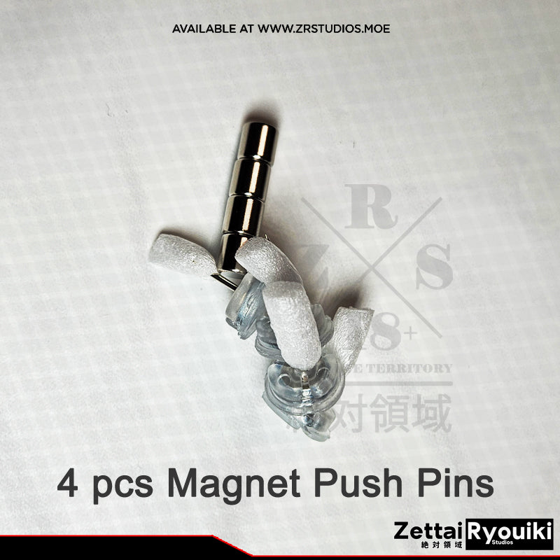 Magnetic Push Pins Canvas Hanger
