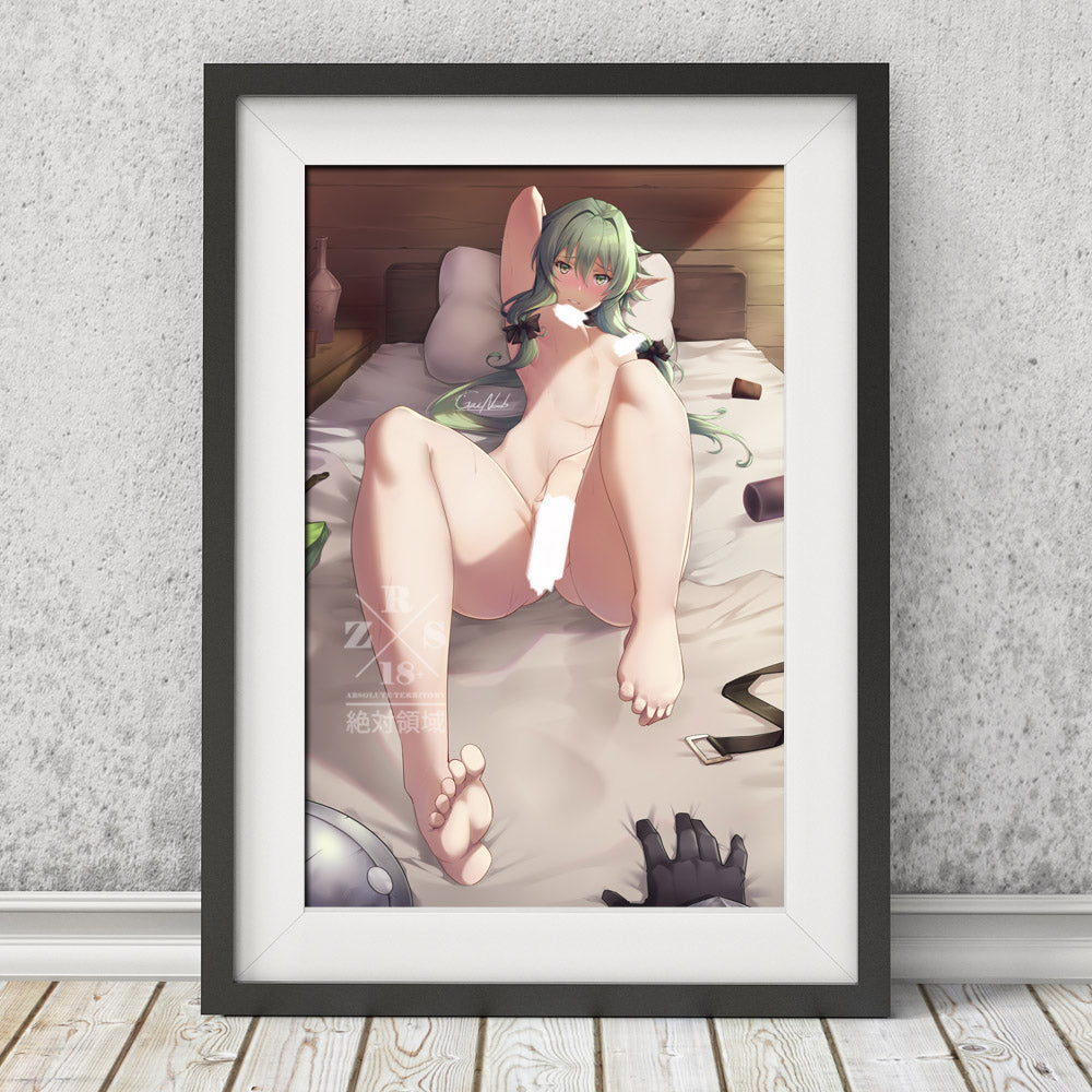 High Elf Archer Canvas Scroll