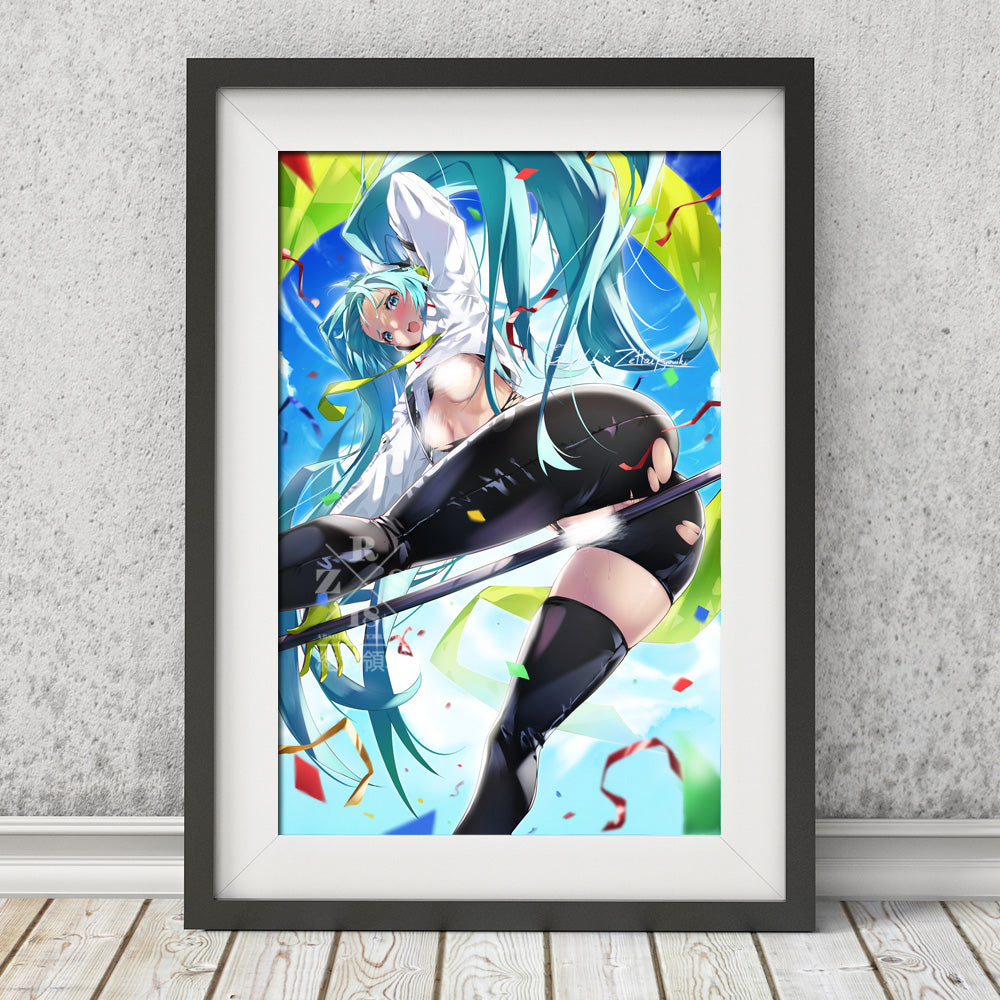 Miku Canvas Scroll