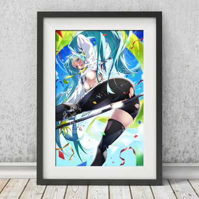 Miku Canvas Scroll