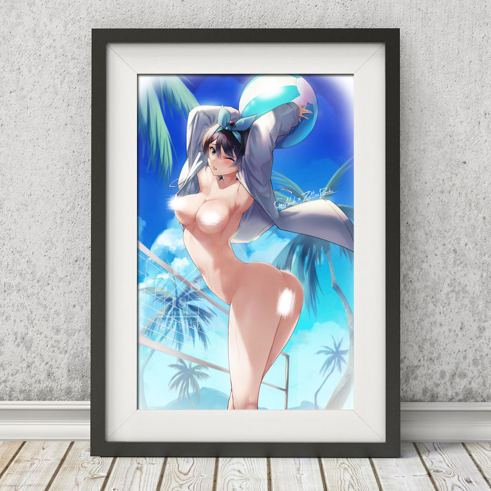 Ruka Bikini Canvas Scroll