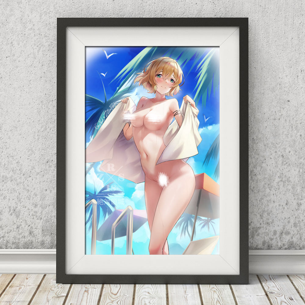 Mami Bikini Canvas Scroll