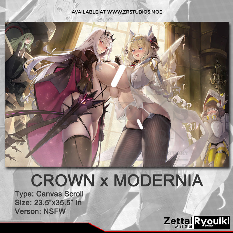 Crown x Modernia Canvas Scroll