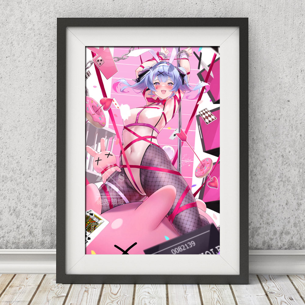 Miku Rabbit Hole Canvas Scroll