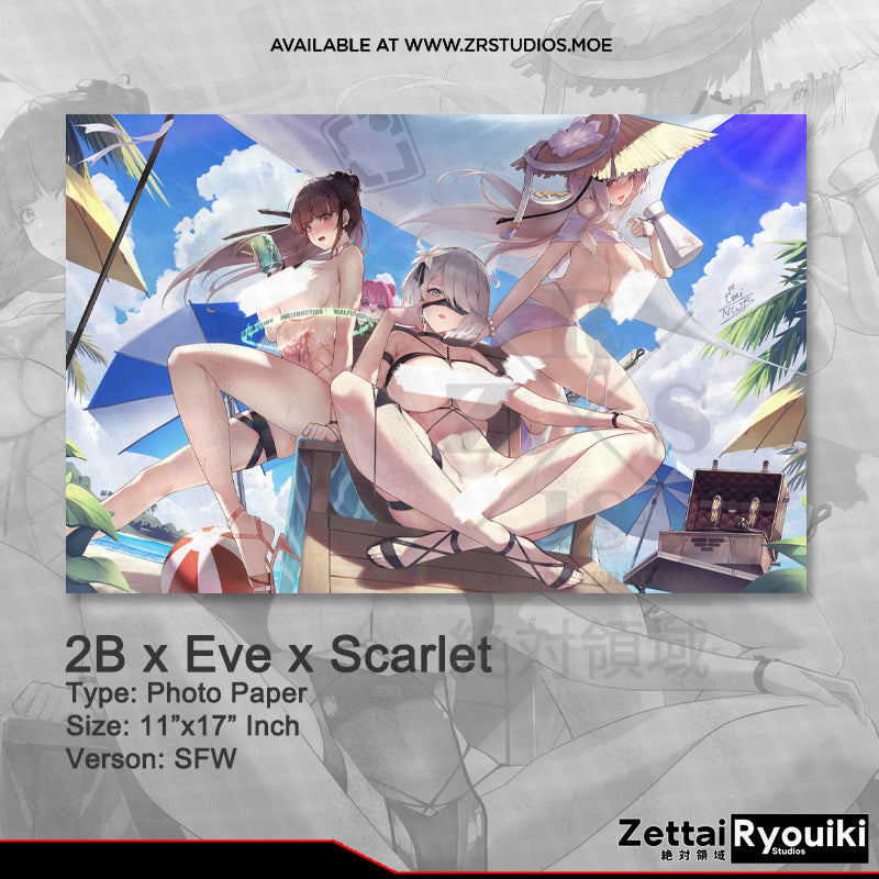 2B x Eve x Scarlet