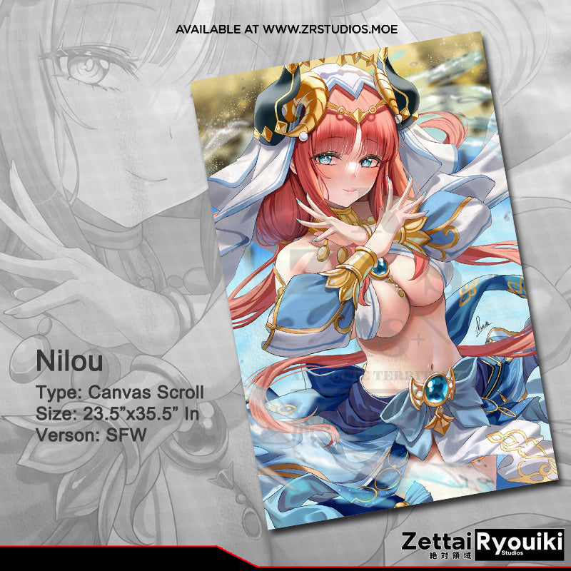 Nilou Canvas Scroll