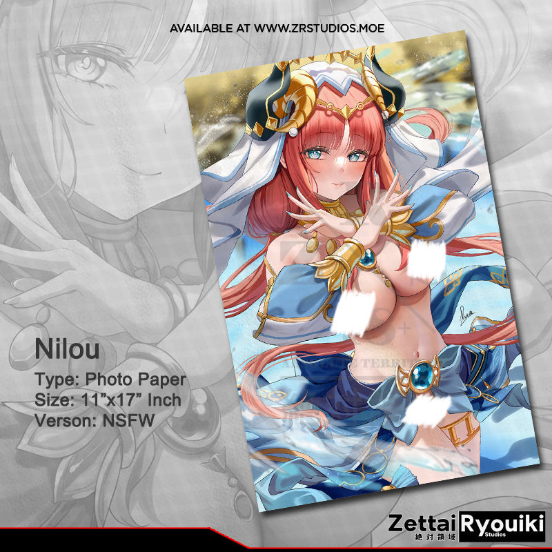 Nilou Canvas Scroll