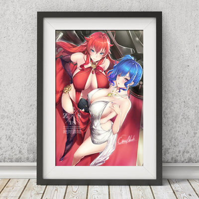 Rias x St. Louis Canvas Scroll